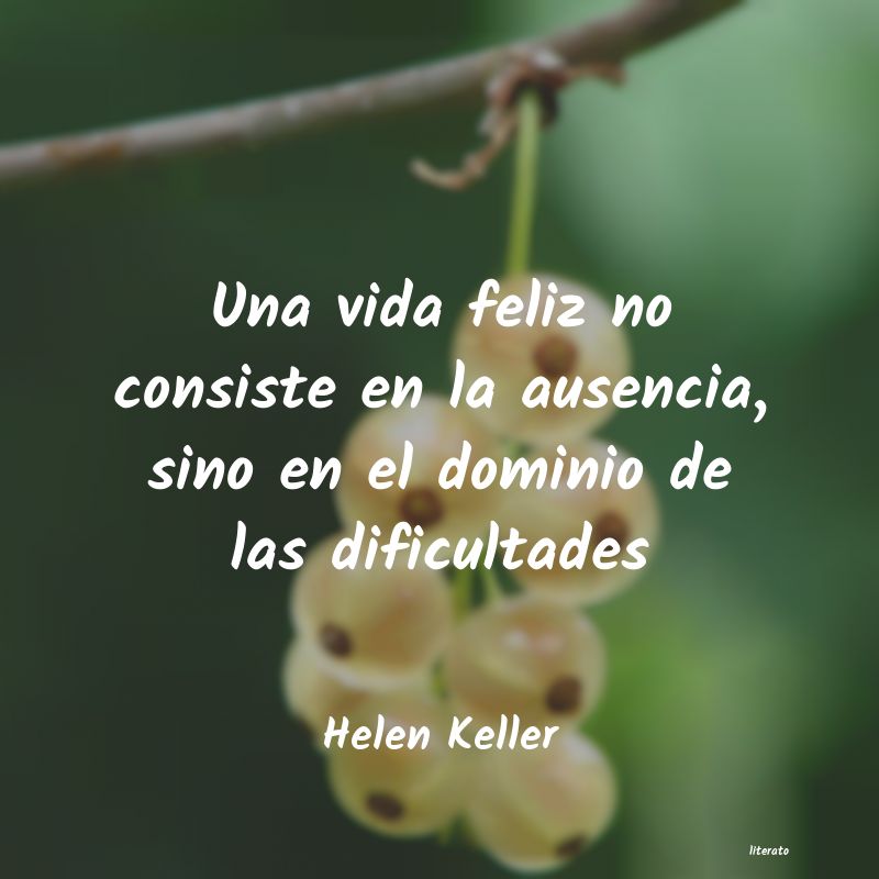 frases de Helen Keller