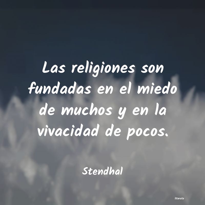 frases de Stendhal