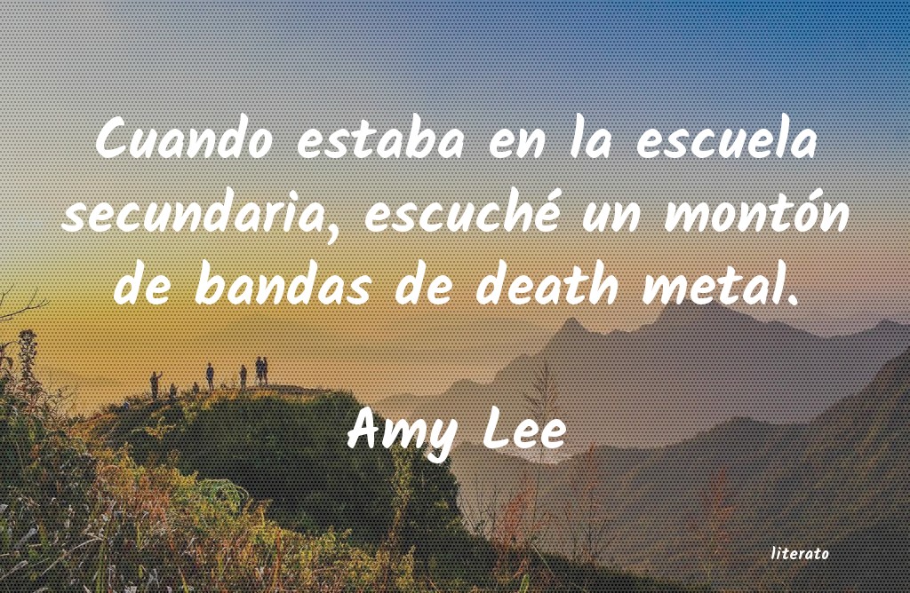 frases de Amy Lee
