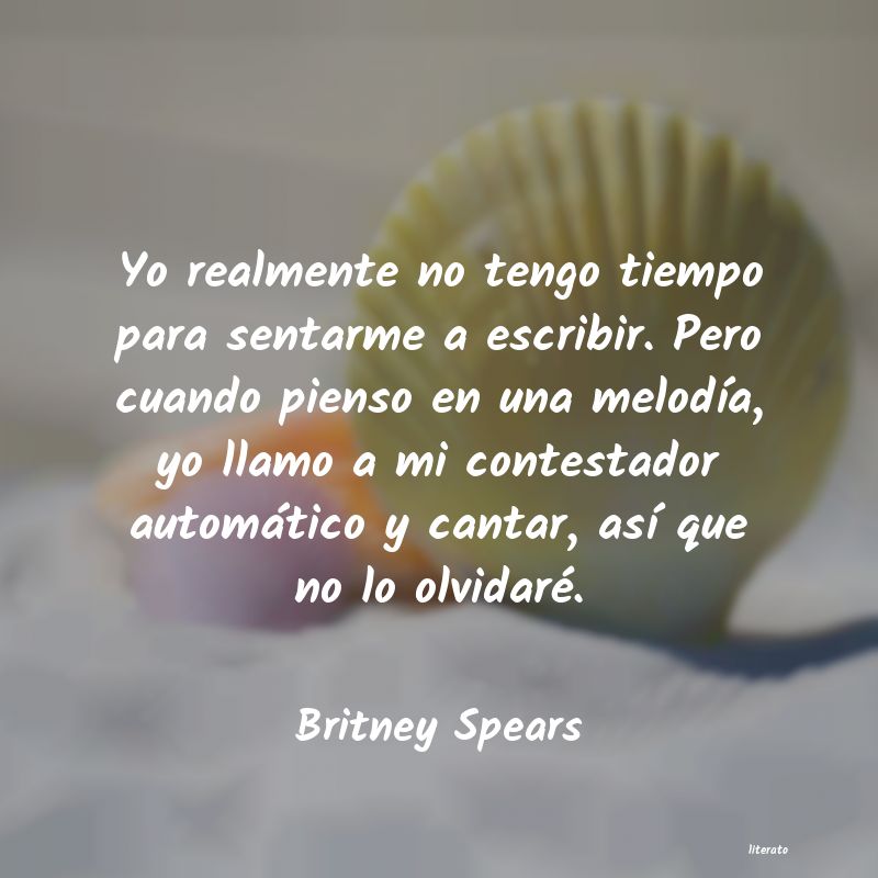 frases de Britney Spears