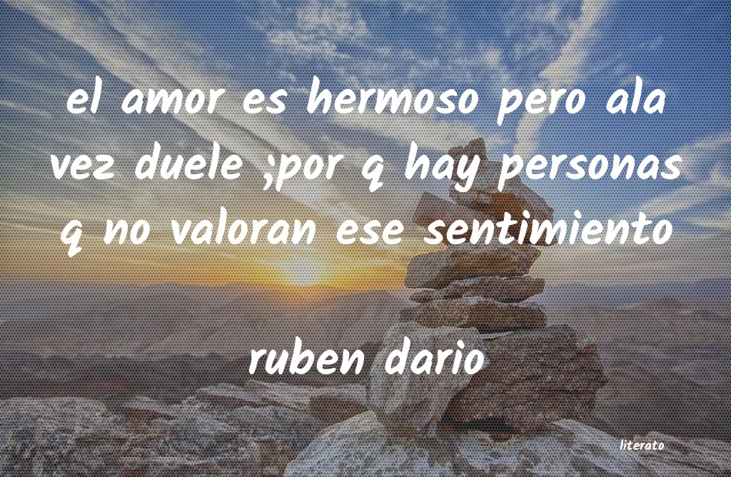 Frases de ruben dario