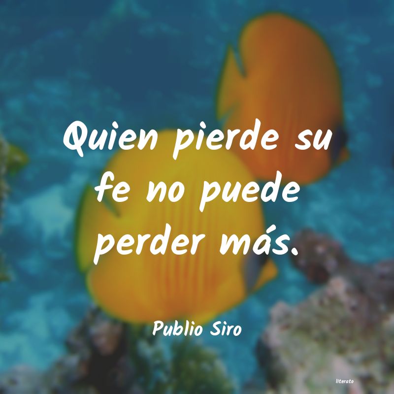 frases de Publio Siro