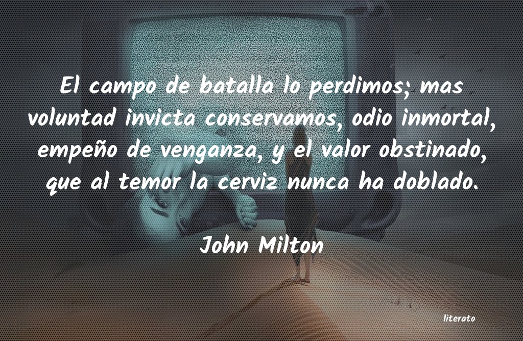 frases de John Milton