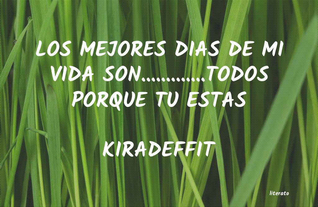 frases de KIRADEFFIT