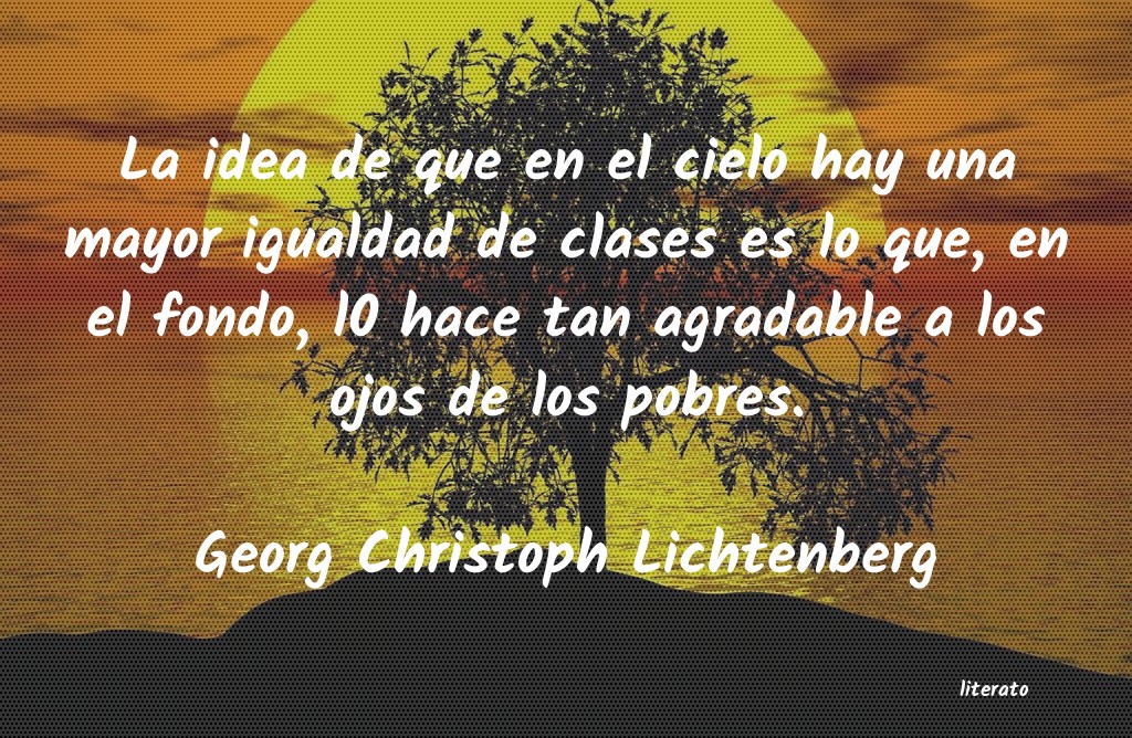frases de Georg Christoph Lichtenberg