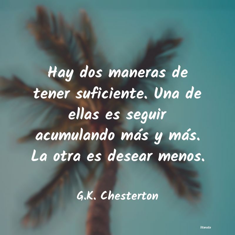 Frases de G.K. Chesterton