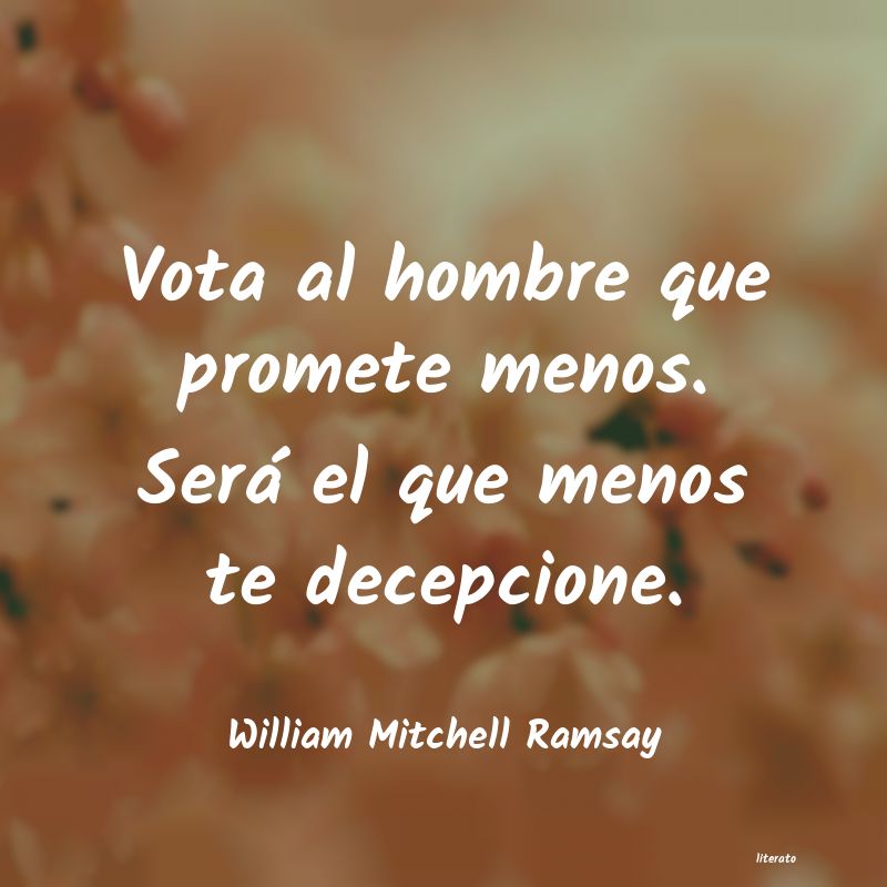 Frases de William Mitchell Ramsay