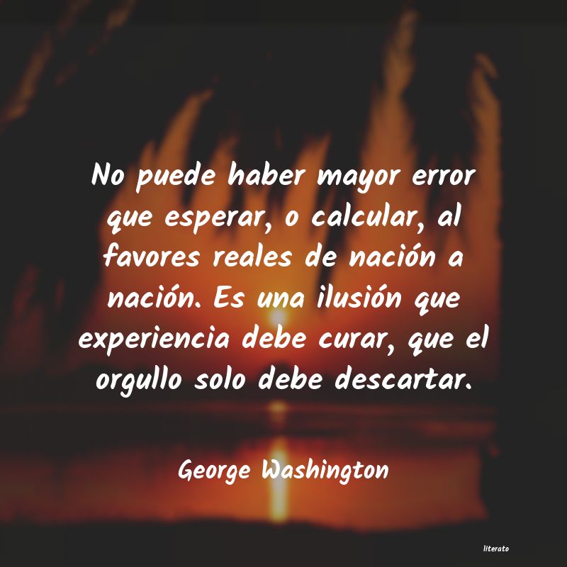 pensamiento politico de george washington