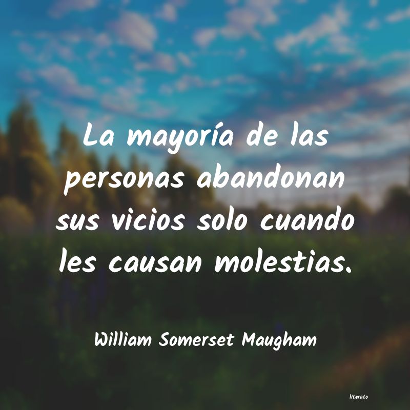 Frases de William Somerset Maugham