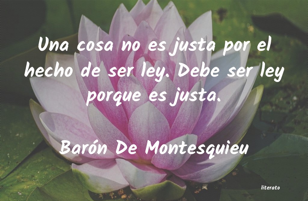 frases de Barón De Montesquieu