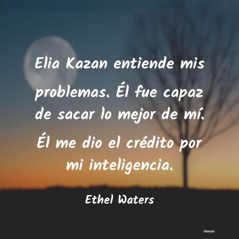 Frases de Ethel Waters