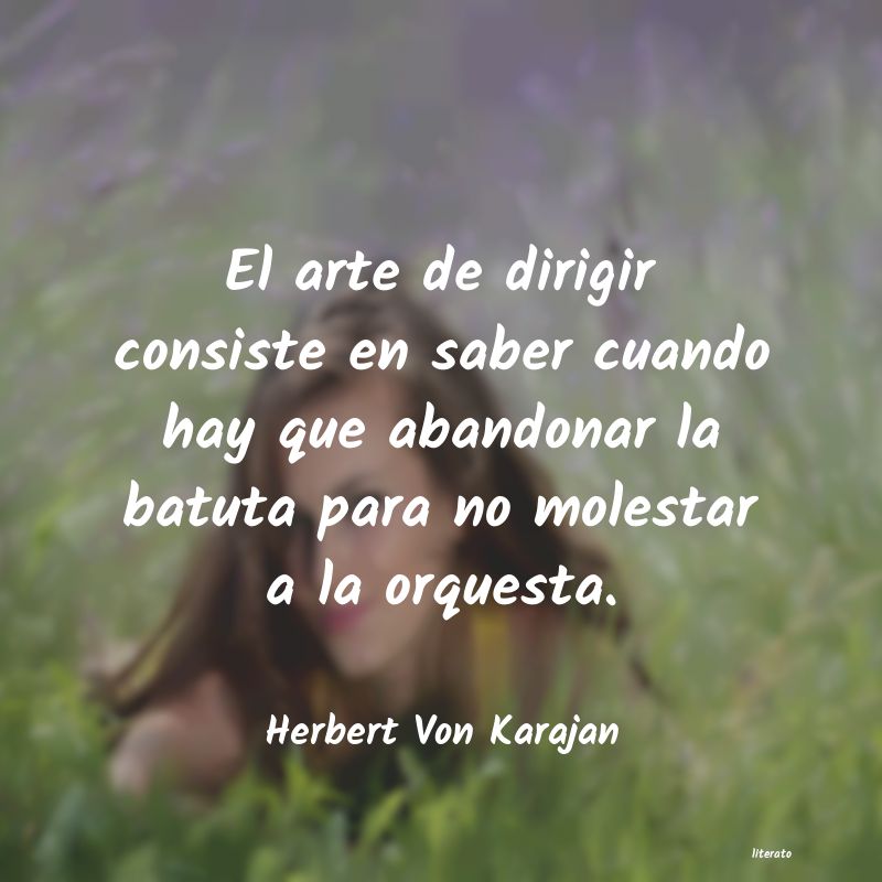 frases de Herbert Von Karajan