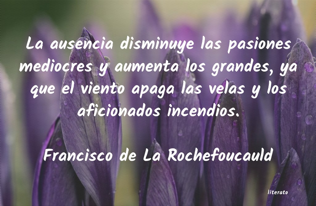 Frases de Francisco de La Rochefoucauld