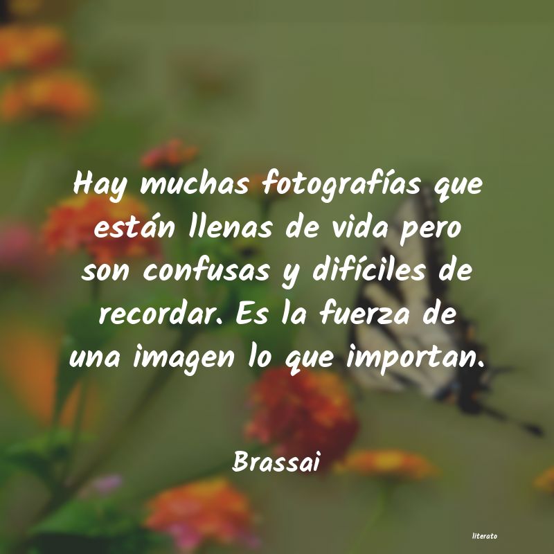 frases de Brassai