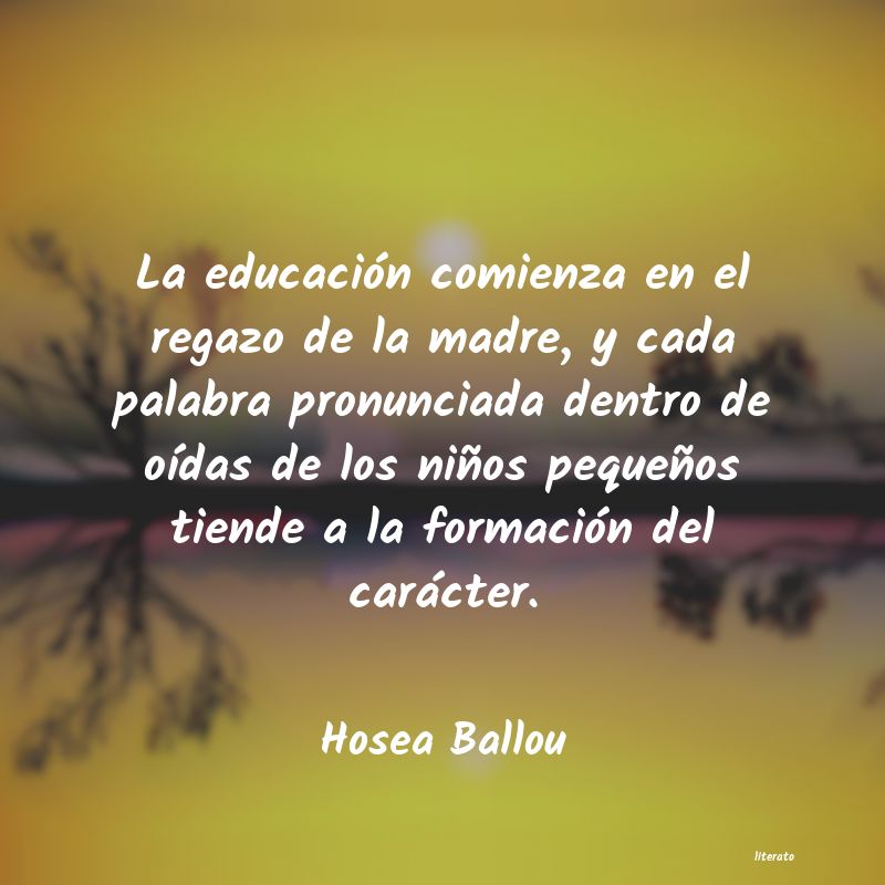 Frases de Hosea Ballou