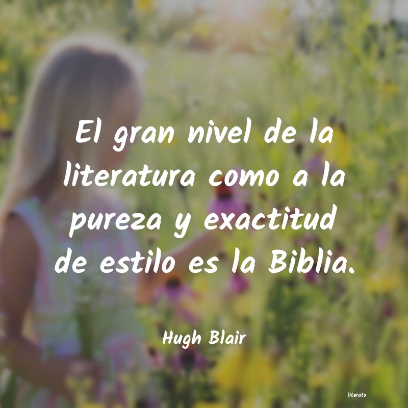 frases de Hugh Blair
