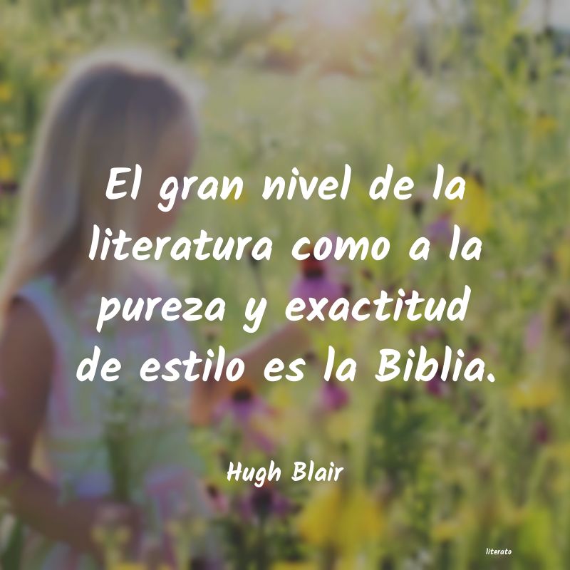 Frases de Hugh Blair