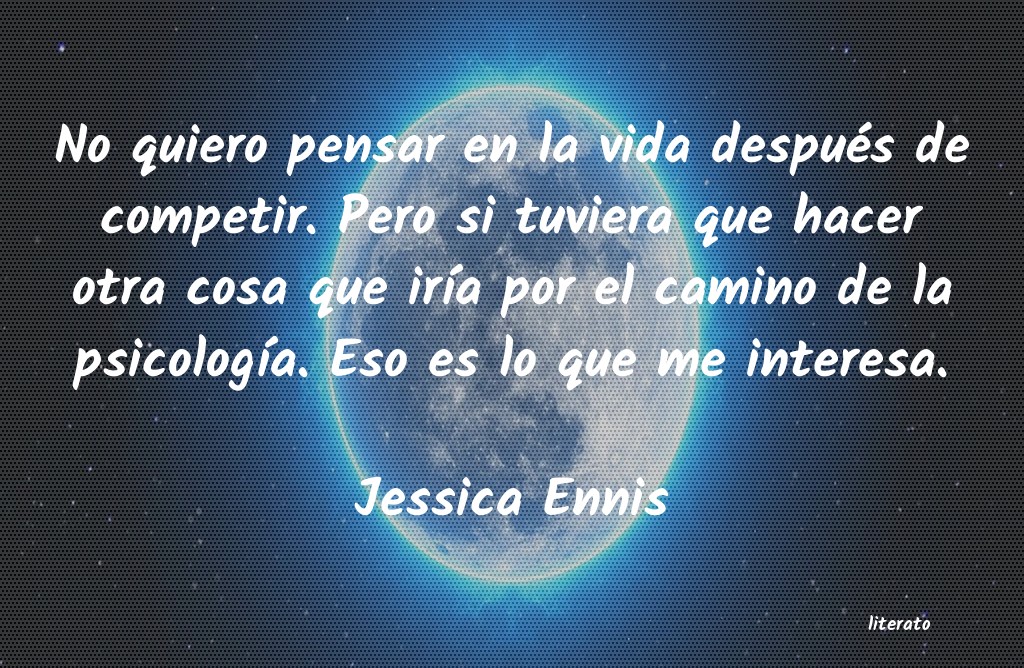 frases de Jessica Ennis