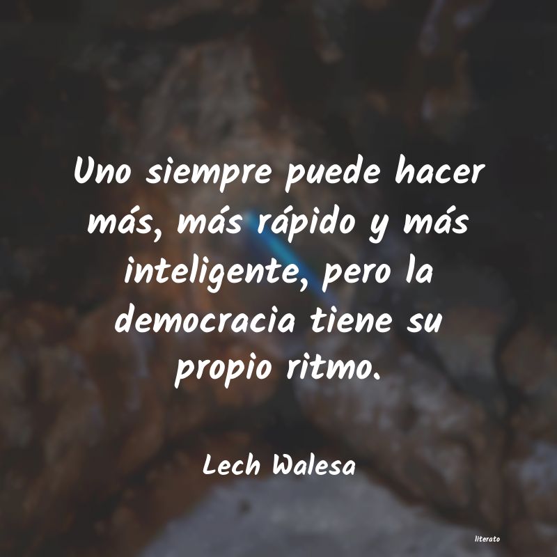 frases de Lech Walesa