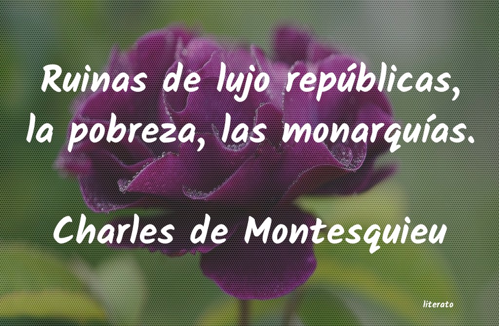 frases de Charles de Montesquieu
