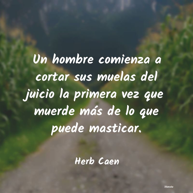 frases de Herb Caen