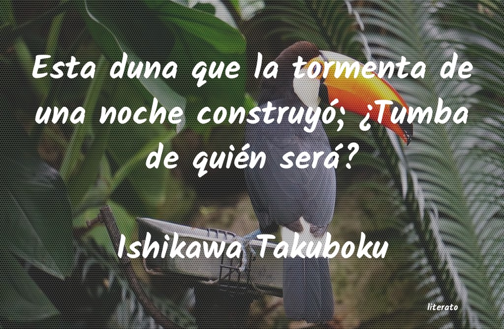Frases de Ishikawa Takuboku