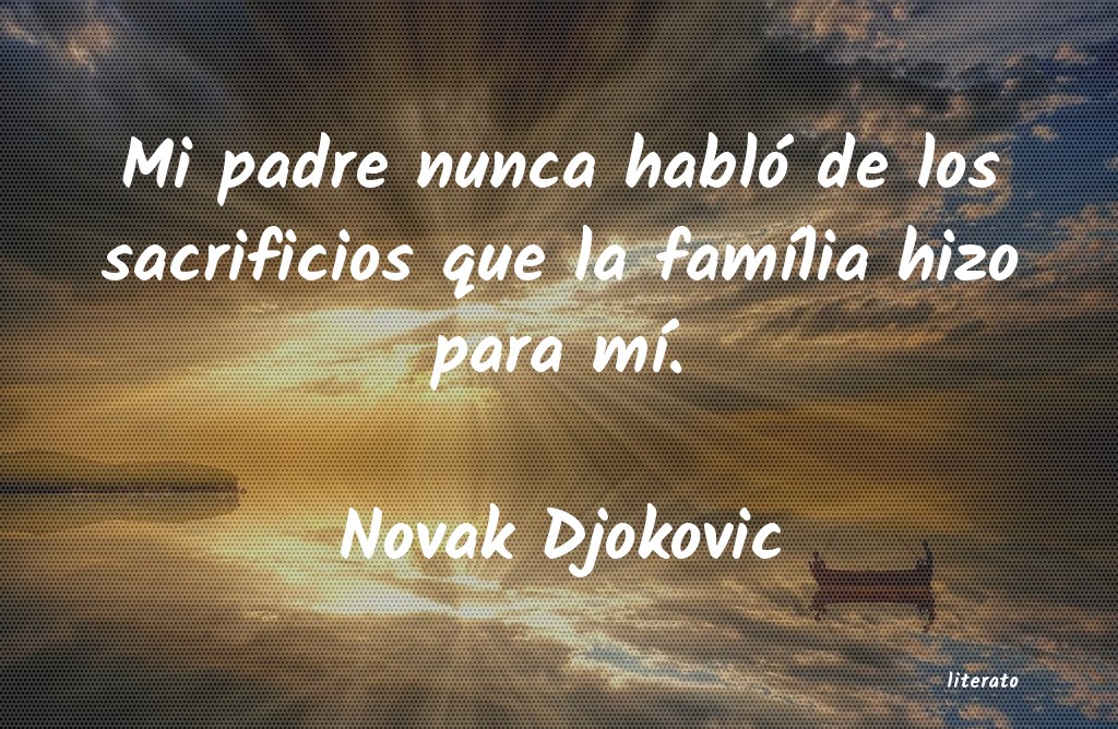 Frases de Novak Djokovic