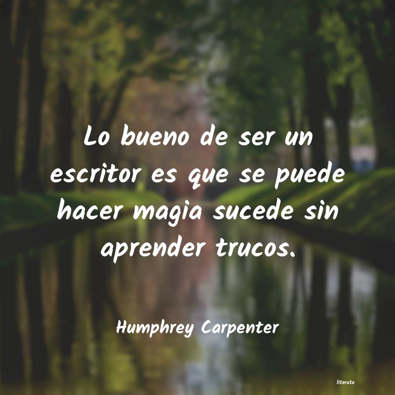 Frases de Humphrey Carpenter