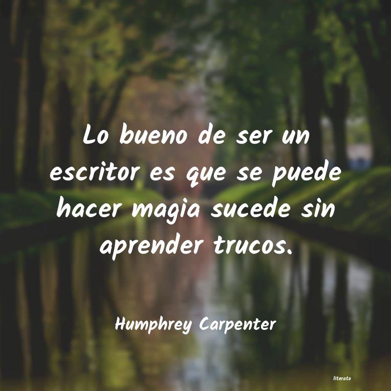 frases de Humphrey Carpenter
