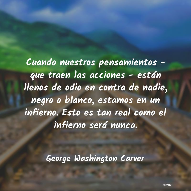 frases de George Washington Carver