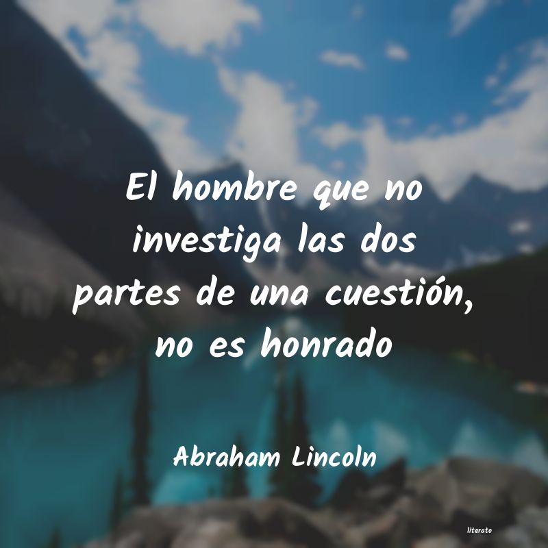 frases de Abraham Lincoln