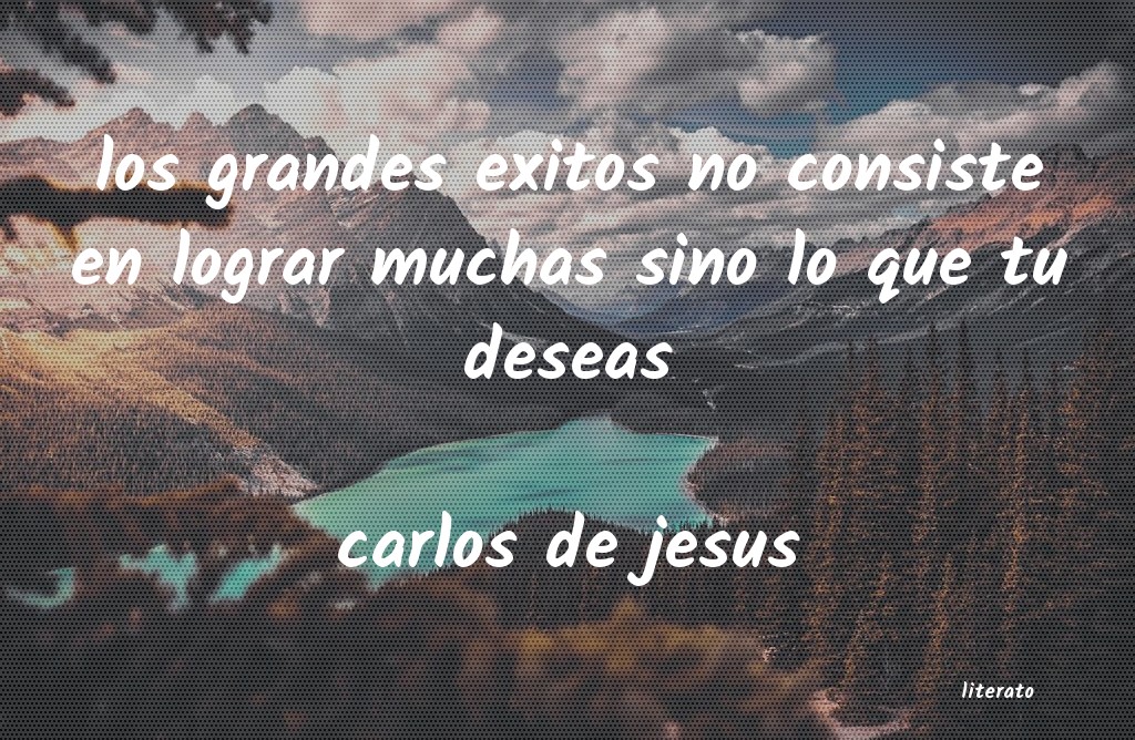 Frases de carlos de jesus