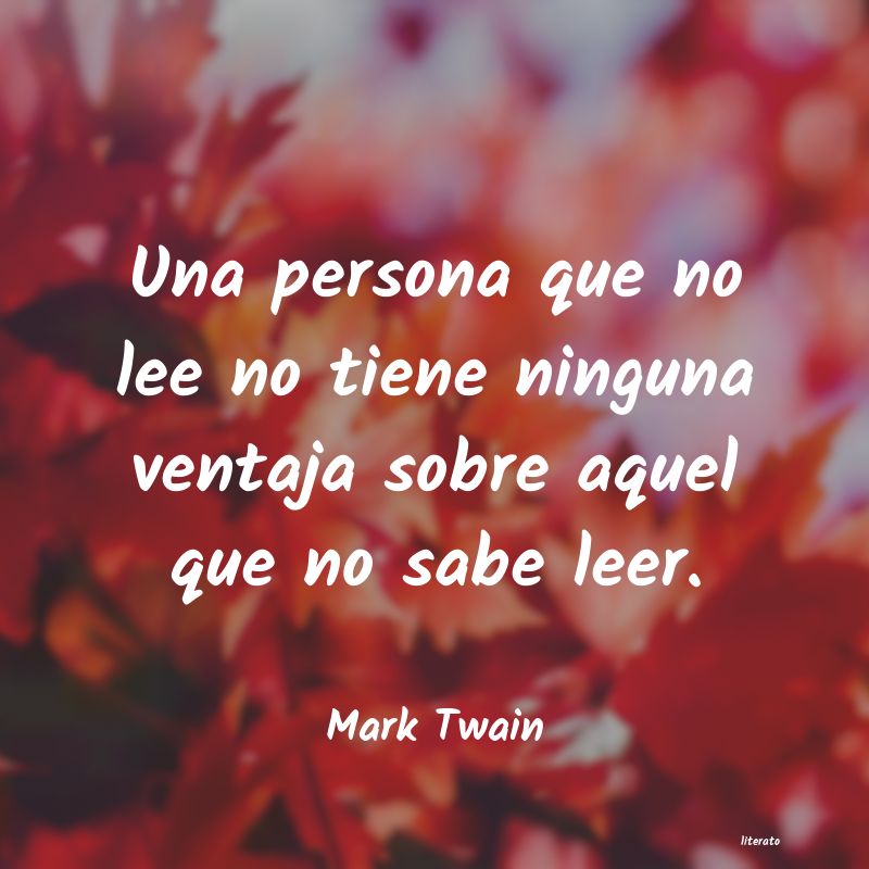 mark twain lo que mas le gustaba