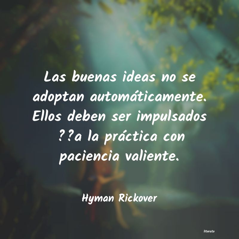 frases de Hyman Rickover