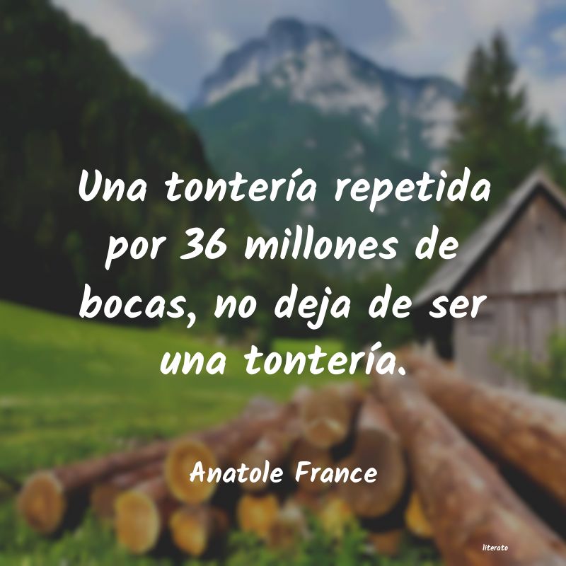 frases de Anatole France