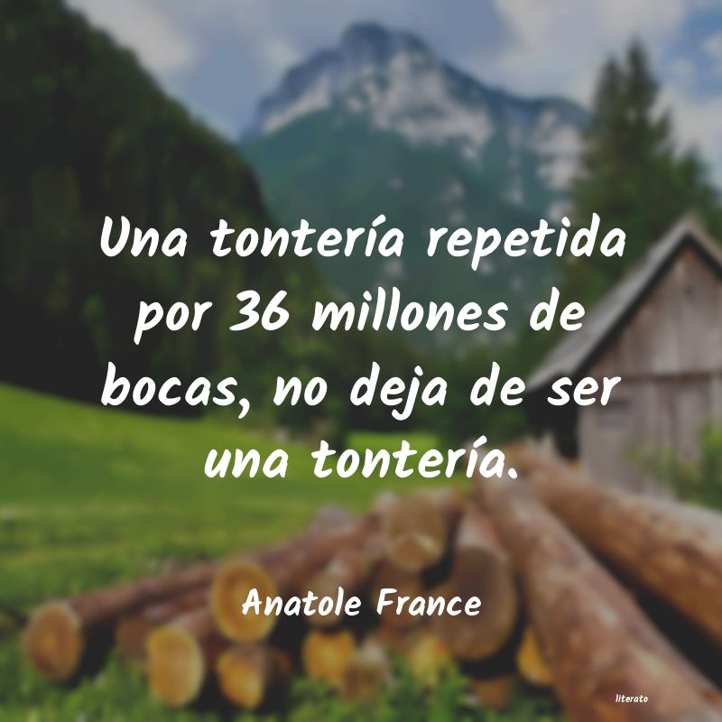 Frases de Anatole France