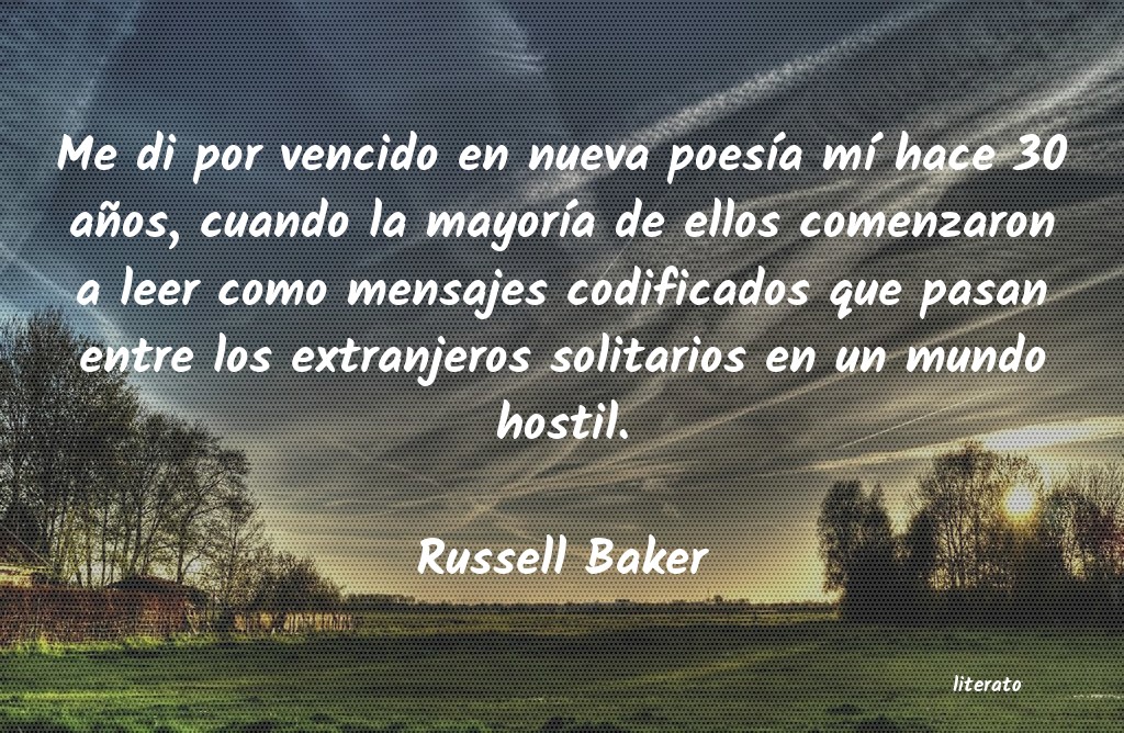 frases de Russell Baker