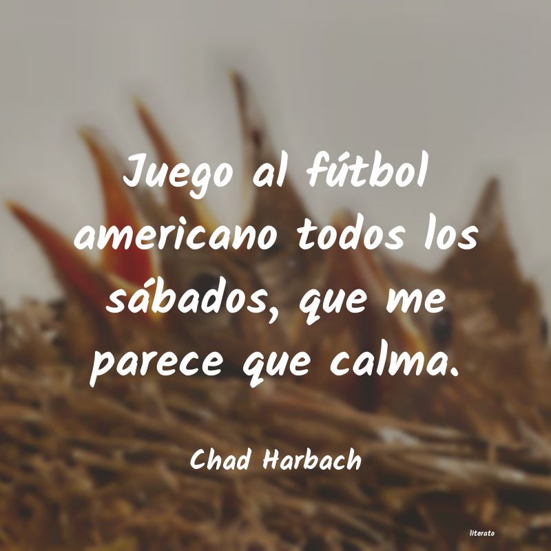 Frases de Chad Harbach