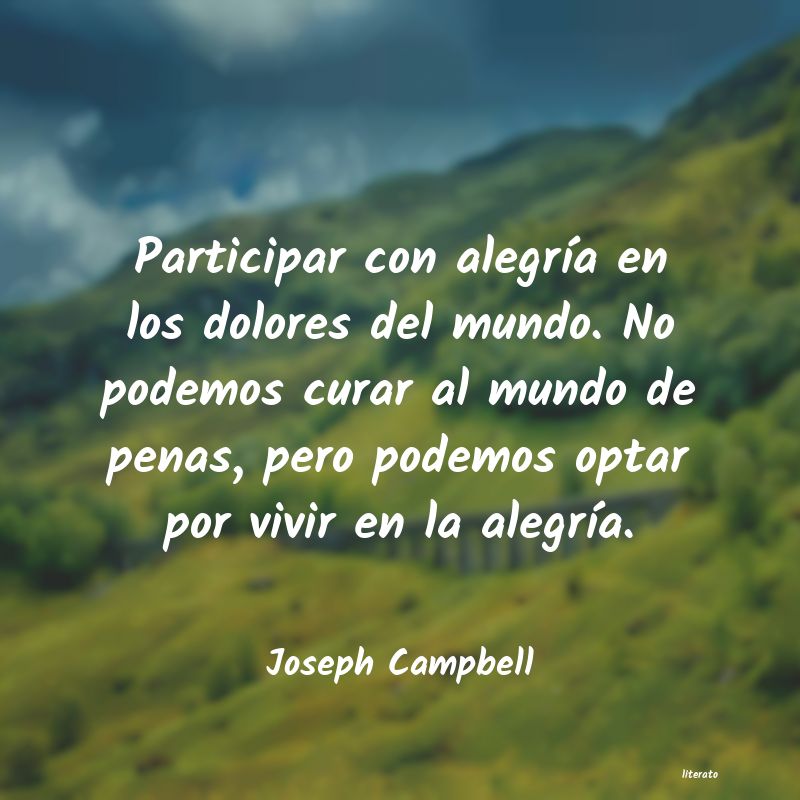 Frases de Joseph Campbell