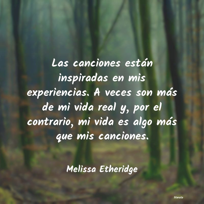Frases de Melissa Etheridge