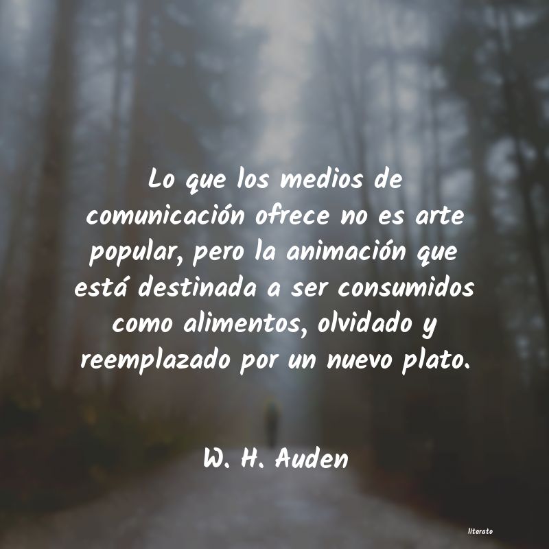 frases de W. H. Auden
