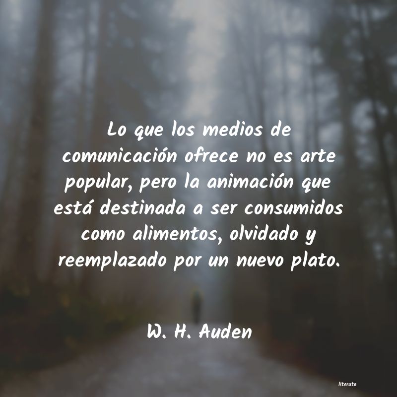 Frases de W. H. Auden