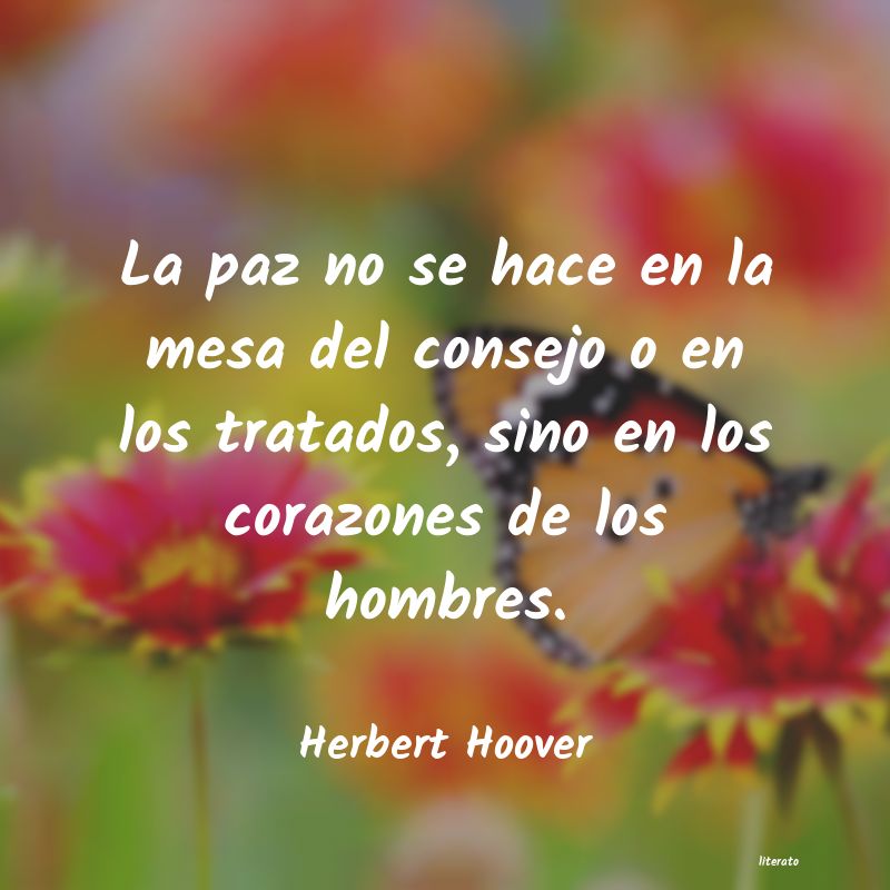 Frases de Herbert Hoover