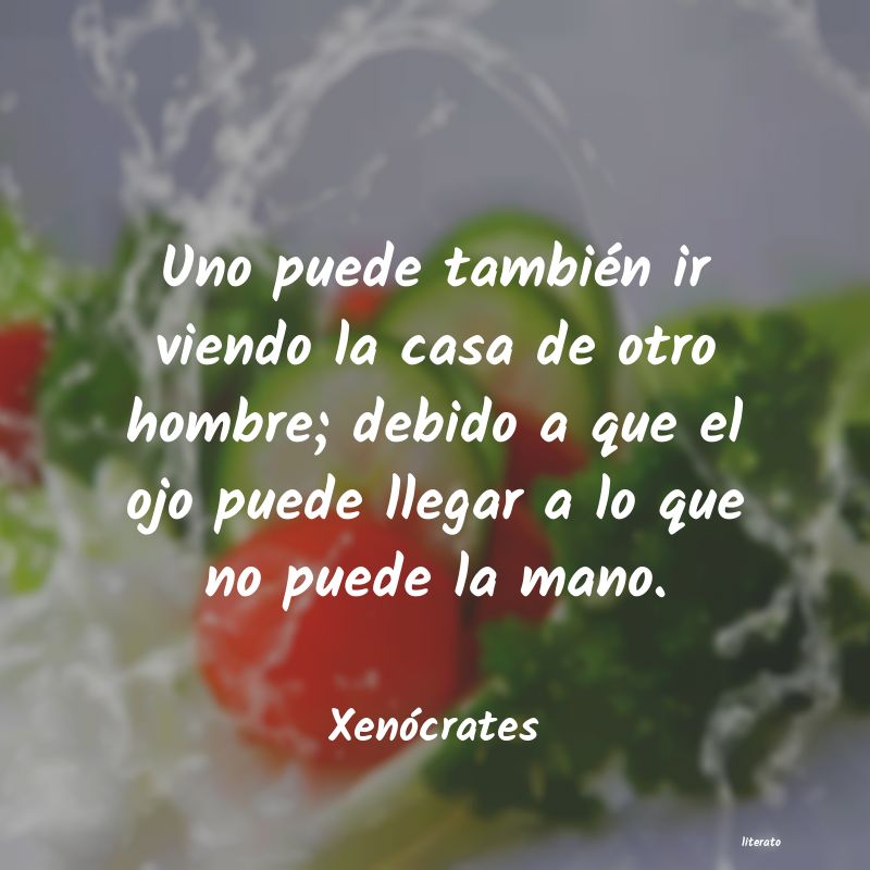frases de Xenócrates