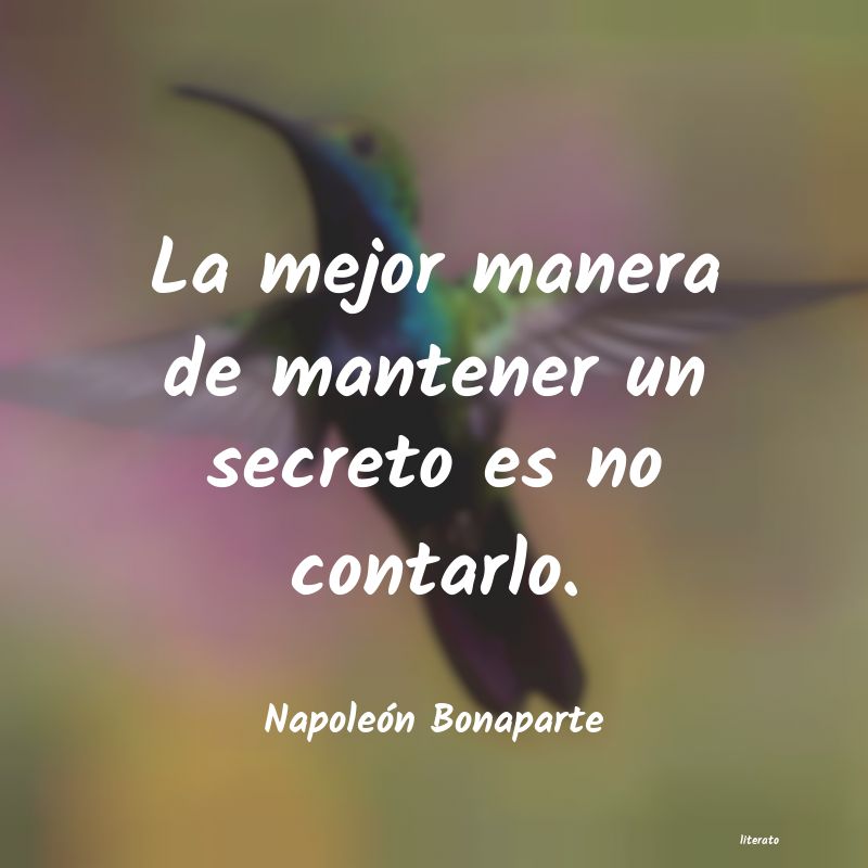 frases de Napoleón Bonaparte