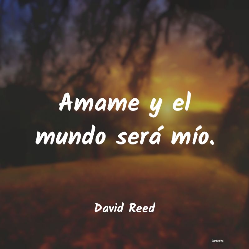 frases de David Reed