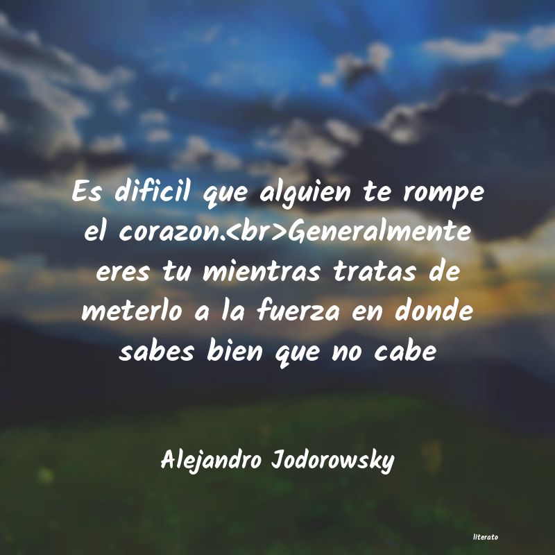 Frases de Alejandro Jodorowsky