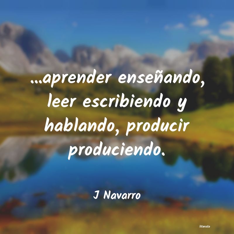Frases de J Navarro