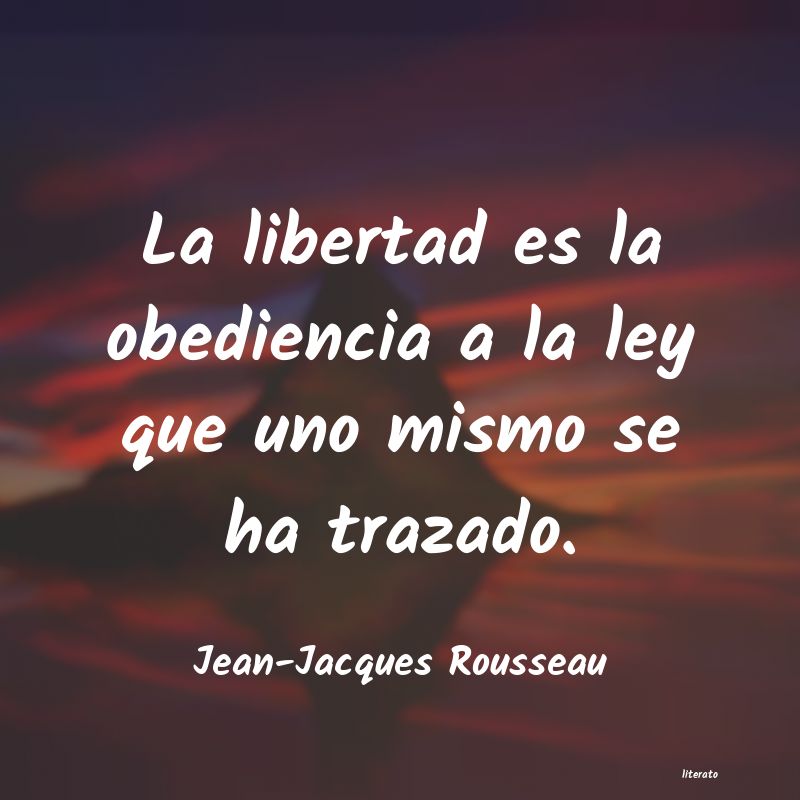 frases de Jean-Jacques Rousseau