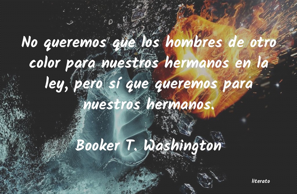 frases de Booker T. Washington